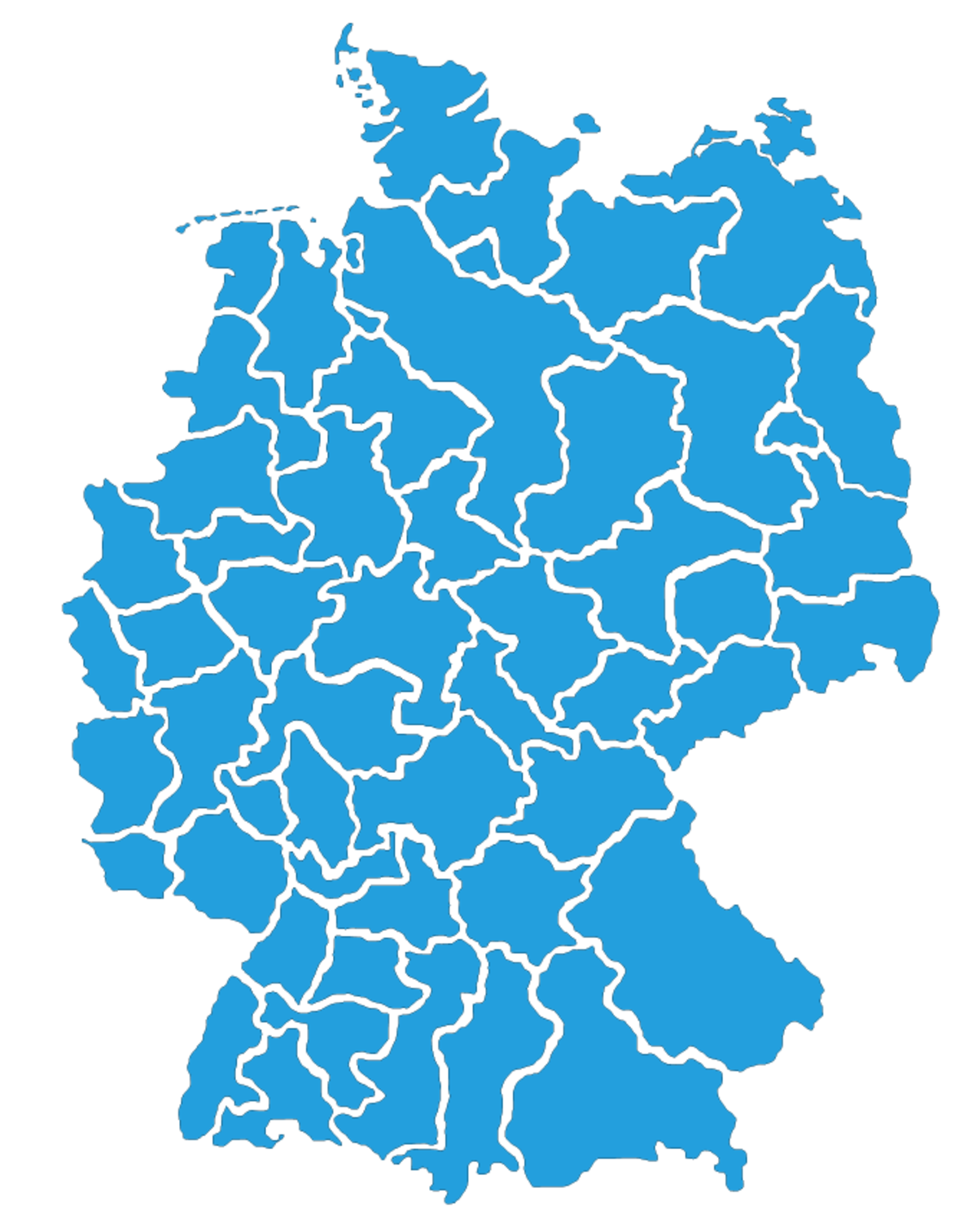 Lehrstellenradar Datenbestand Deutschlandkarte